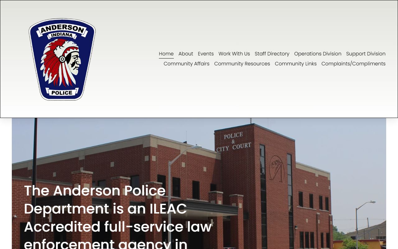 Anderson Police Department records and blotter resources in Indiana