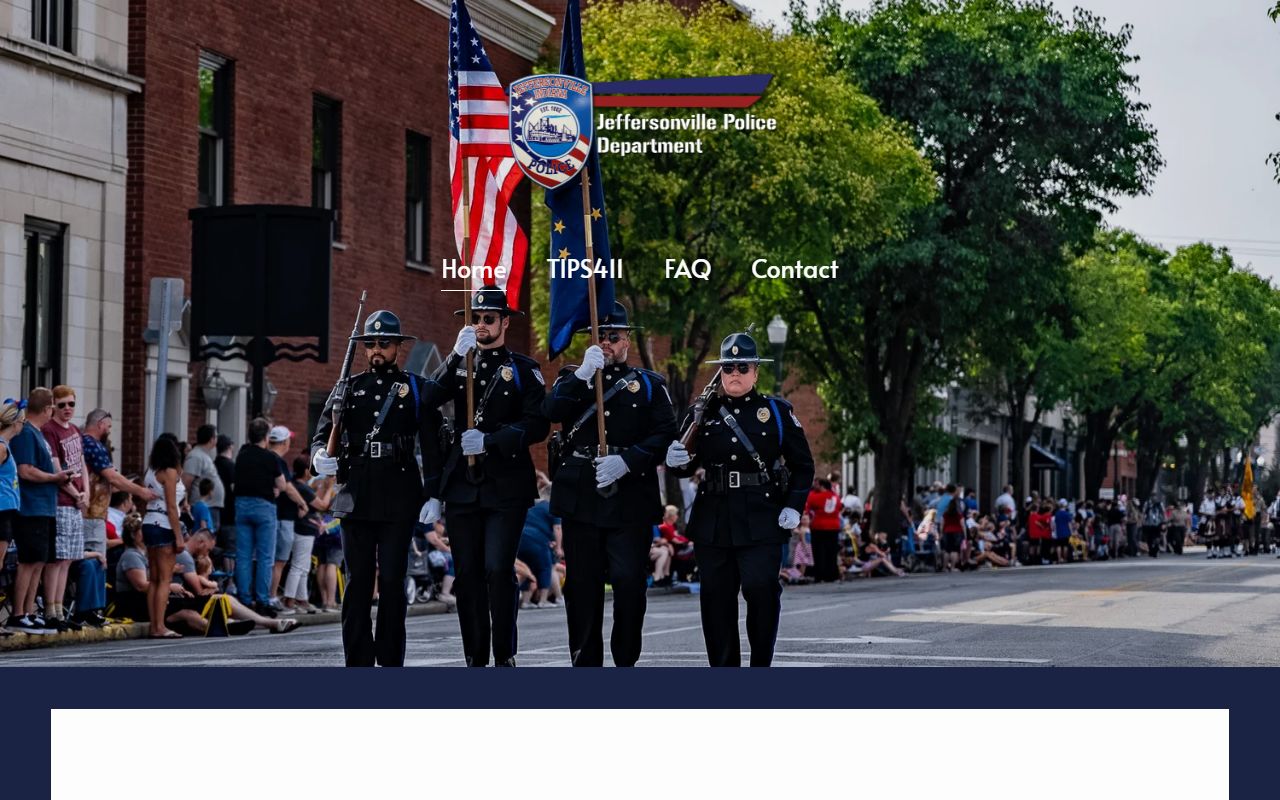 Jeffersonville Police Department records and blotter resources in Clark County Indiana