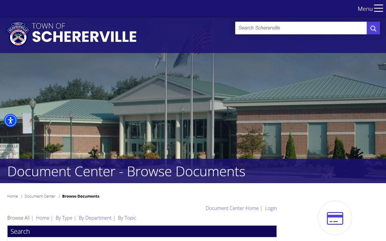 Schererville Lake County online police blotter portal