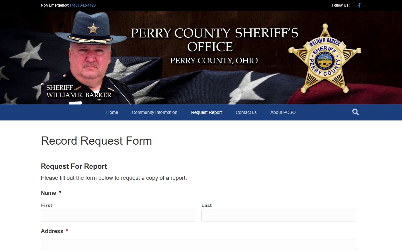 Indiana State Police resources for Perry County police blotter records