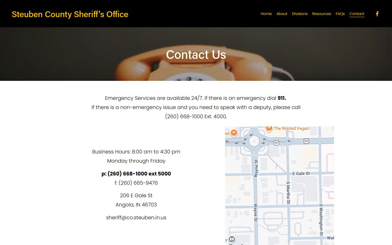 Steuben County Sheriff and Indiana State Police blotter resources