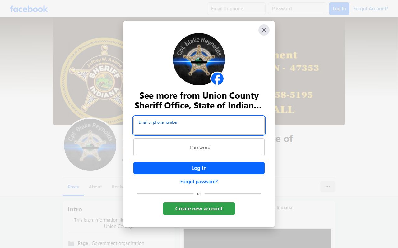 Union County incident reports and state law enforcement records
