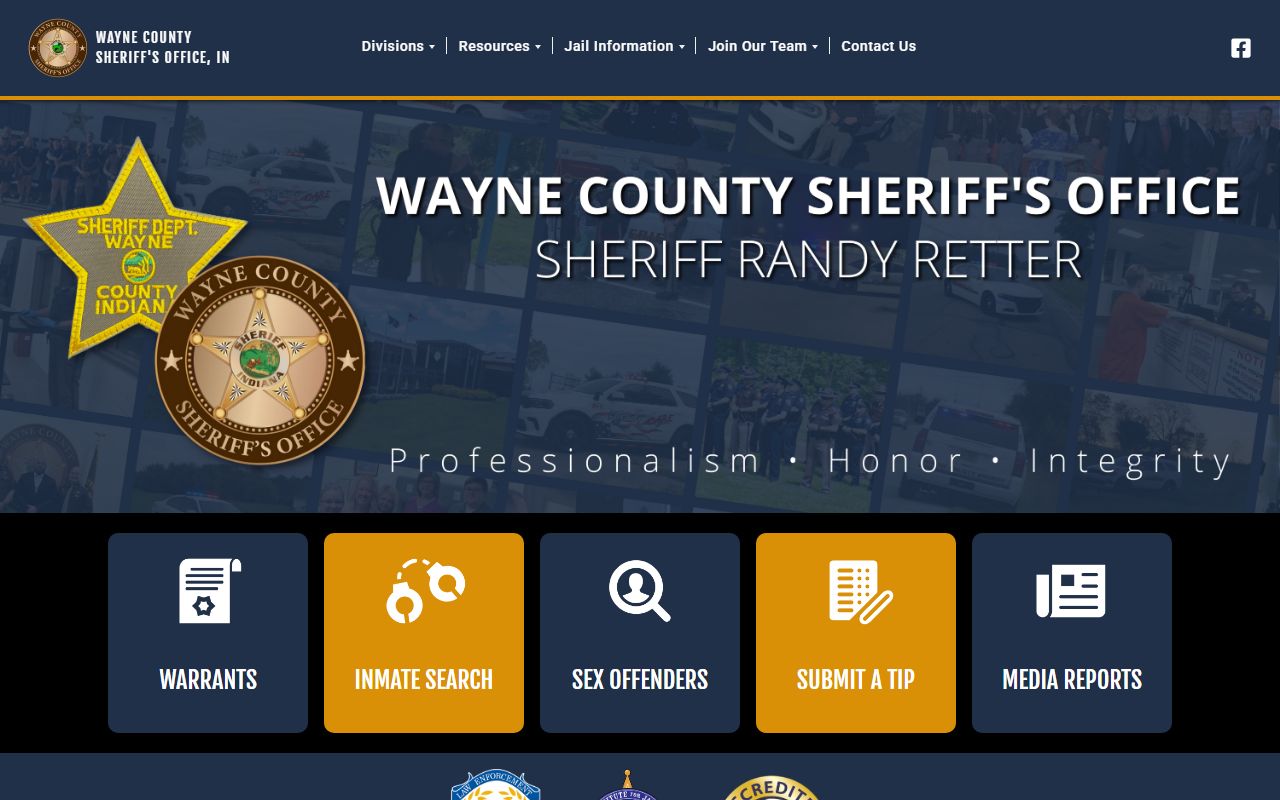 Wayne County Sheriff's Office and NextRequest portal for police blotter records